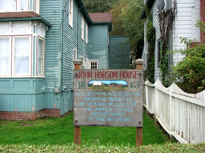 Historic Sign at the Hobson House, Astoria, Oregon