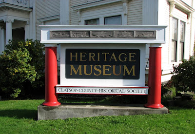 Heritage Museum Sign, Astoria, Oregon