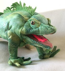 Iguana Stuffed Animal Hand Puppet from Folkmanis