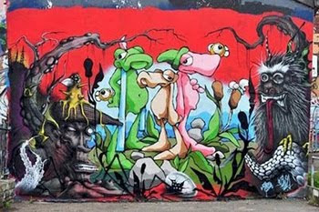  Design Graffiti,  Cool 3D Graffiti, Exterme Cartoon Graffiti, Murals graffiti 