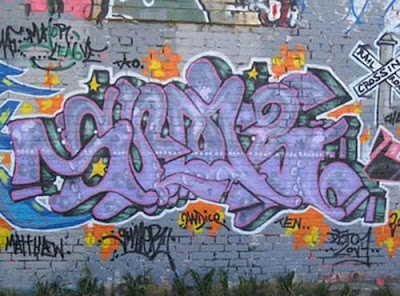 Tagging, ON, Train, graffiti