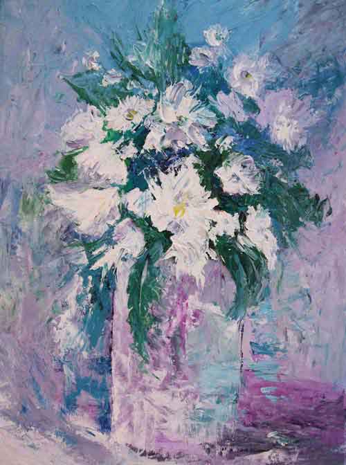 Free High Resolution Pictures: original oil paintings flowers images
