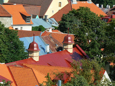 Imagini Estonia: panorama orasului vechi Talinn