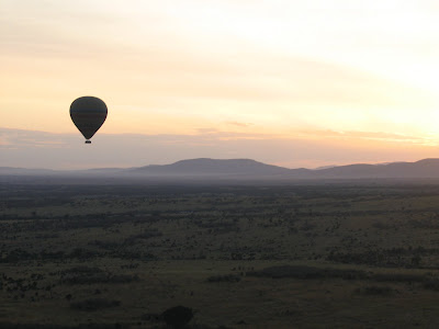 Zbor cu balonul in Africa