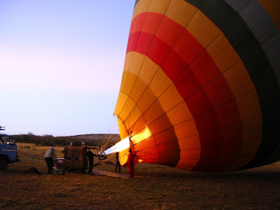 Balon umflandu-se in Africa