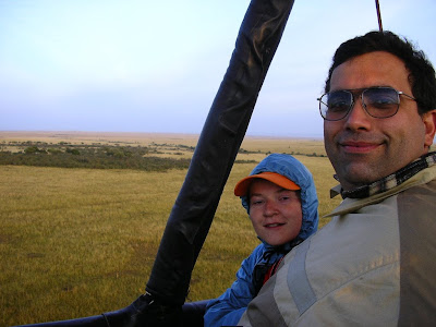 Safari Africa: in balon peste Masai Mara