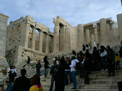 Imagini Atena: intrarea in Acropole