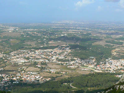 Imagini Portugalia: panorama Sintra din Castelul Maurilor