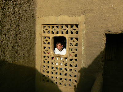 Imagini Djenne: o fereastra dintr-o casa de chirpici
