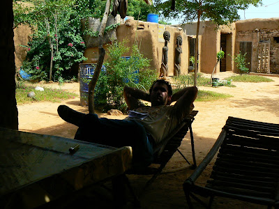 Imagini Pays Dogon: in campement la pranz