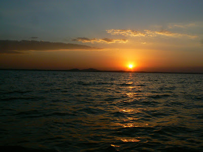 Imagini Etiopia: apus de soare pe lacul Tana