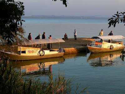 Imagini Etiopia: debarcader peninsula Zege, lacul Tana