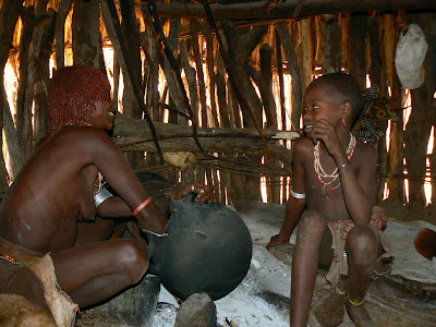 Imagini Etiopia: ceremonia cafelei la Hamer
