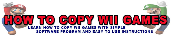 HOW TO COPY WII GAMES