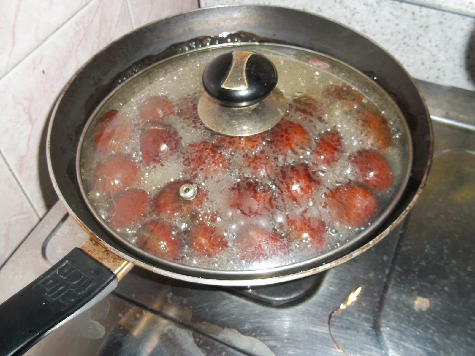 ChungJuicy Cooking in Korea Roasted Chestnuts