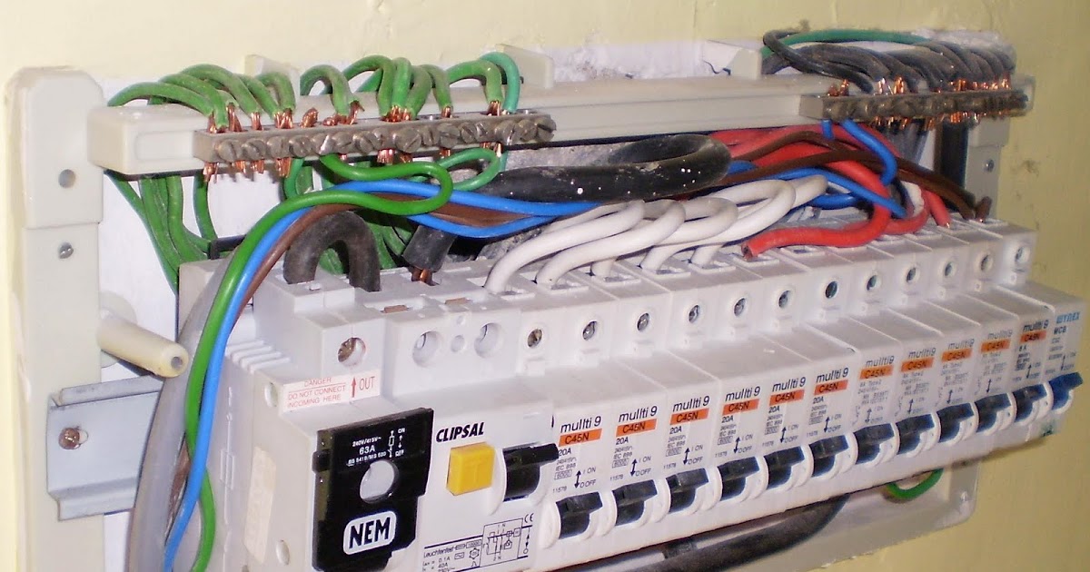 Electrical Installation Wiring Pictures: 1-Phase ELCB ...