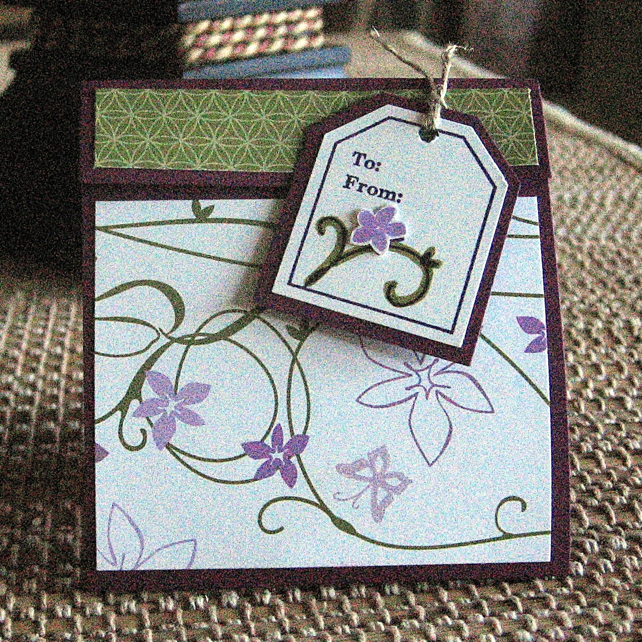 Stampin' Addiction Tea Bag Holder