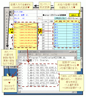 エクセルでsimaファイル作成 Gioline活用 新曲14 Teacup ブログ Autopage