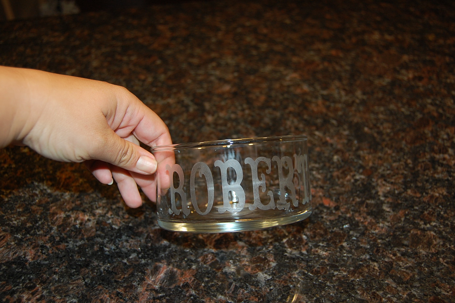 The Crafty Touch How to Etch Glass with the Cricut Tutorial