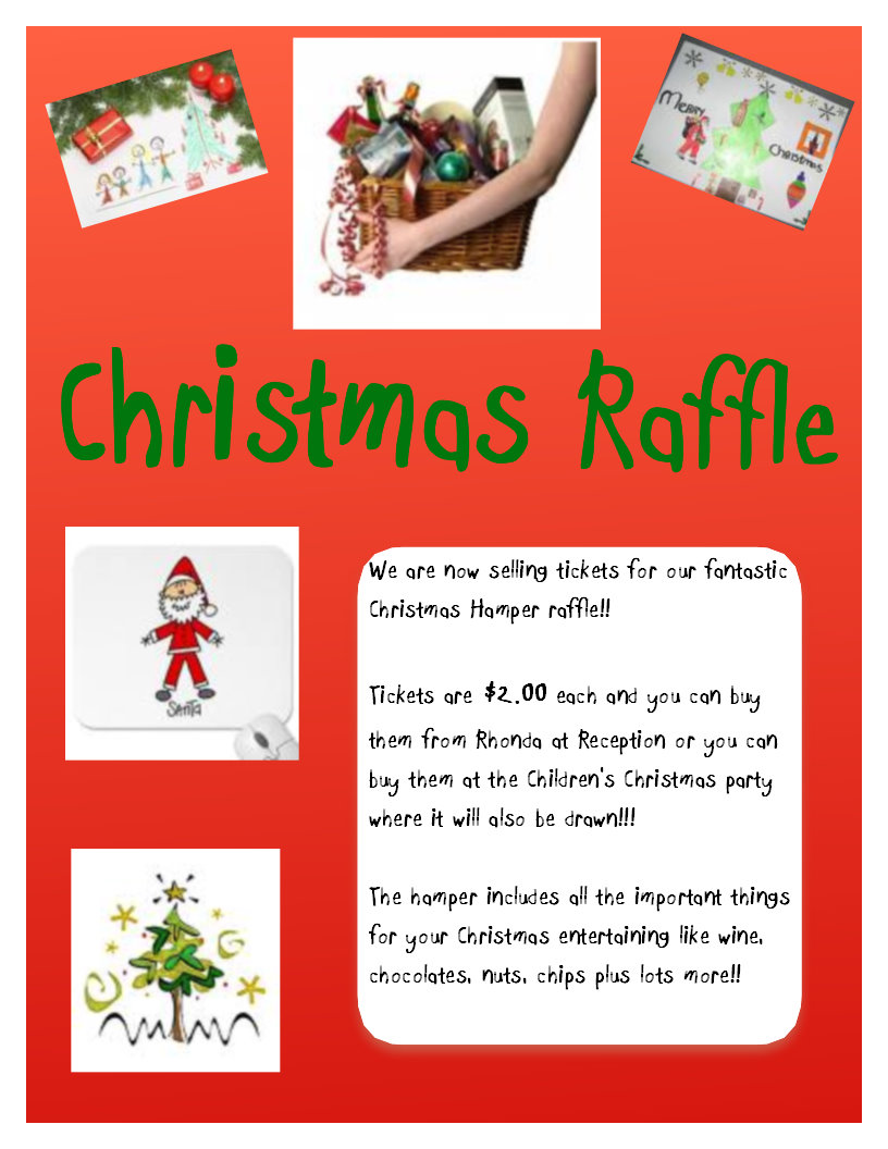 Pupuke Early Education Centre Newsletter: CHRISTMAS RAFFLE