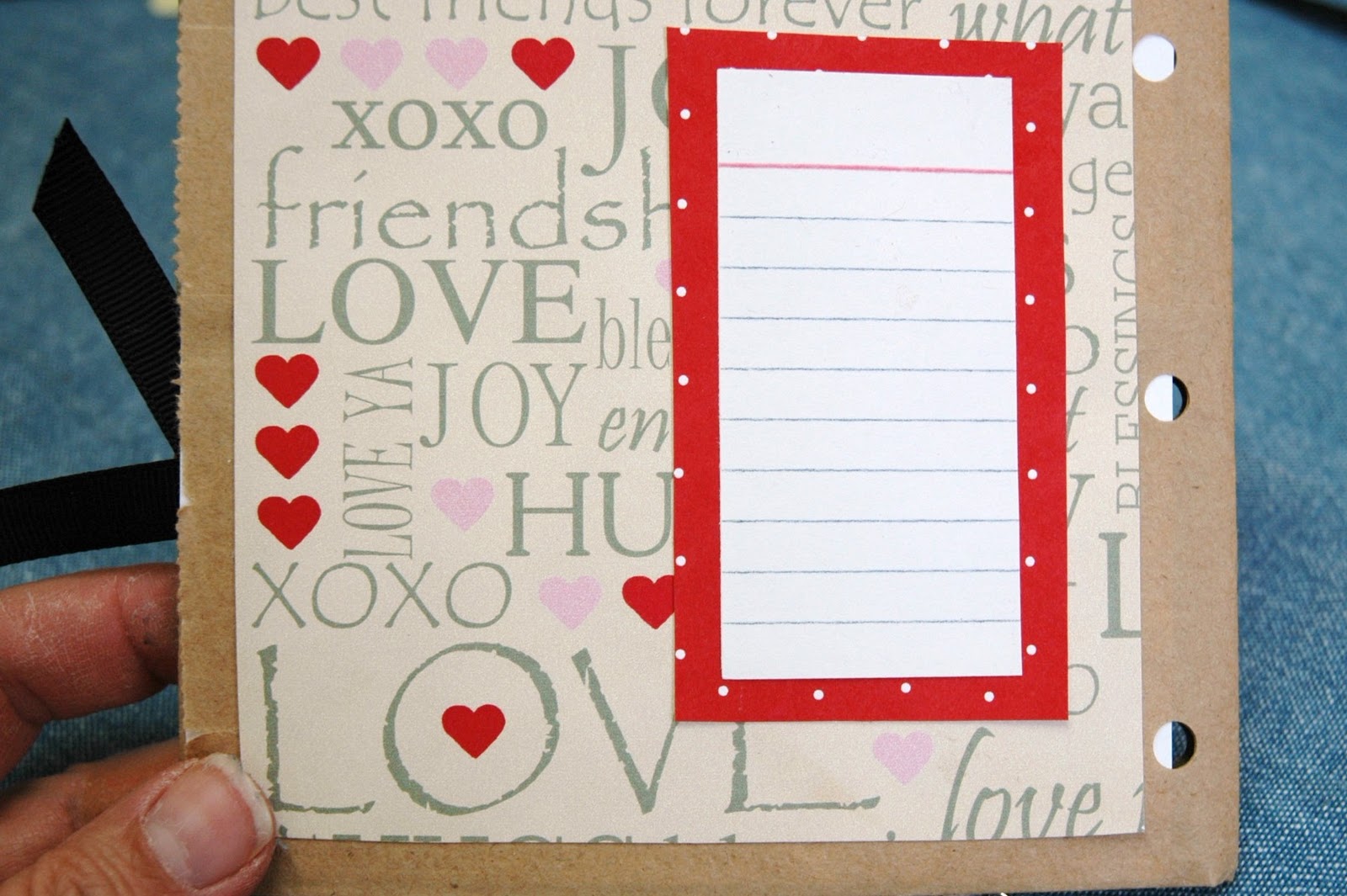 Just Bee 'n Me Valentine Paper Bag Journal Tutorial!