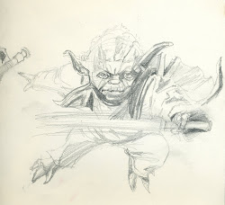 wars drawings yoda artwork cook daniel