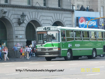 Fotos de Omnibus: MICROOMNIBUS 45 S.A.C.I.F. - LÍNEA 45