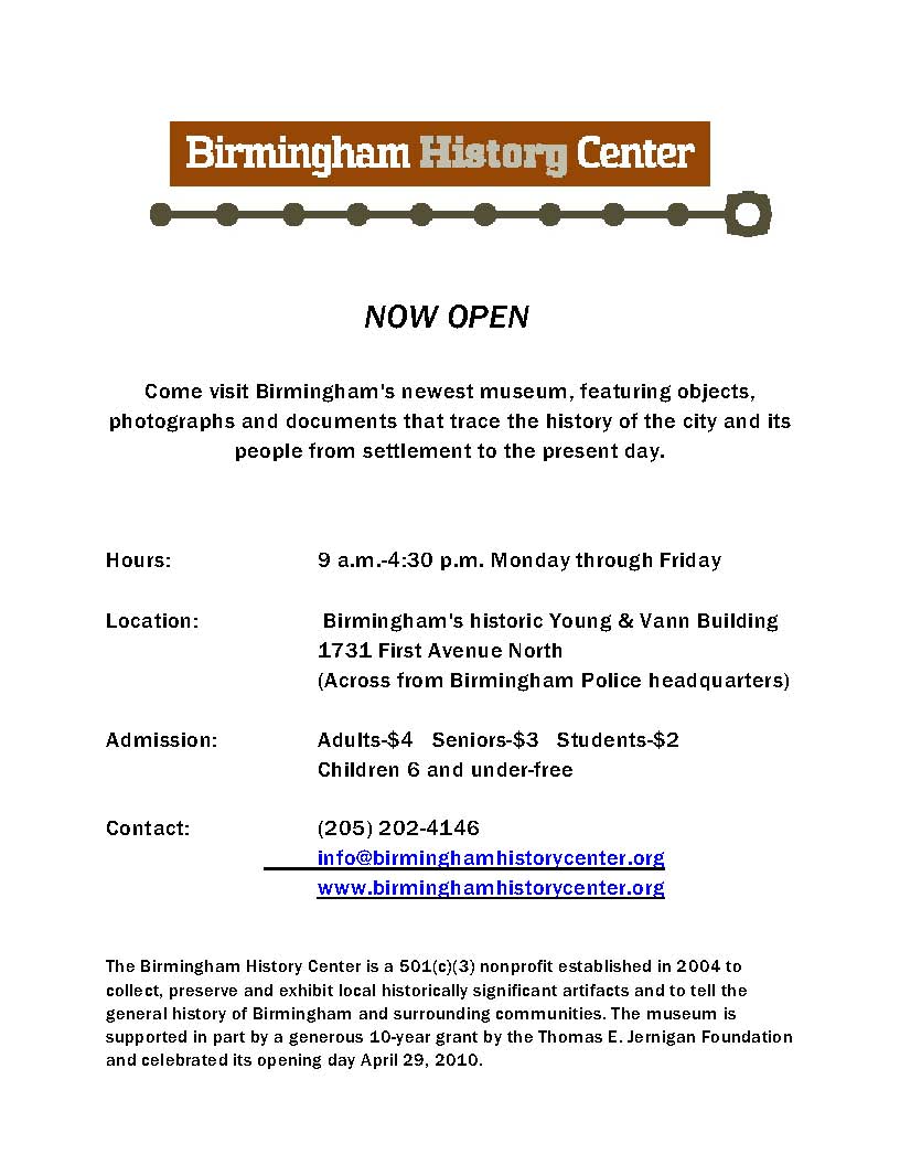 Birmingham History Center Now Open