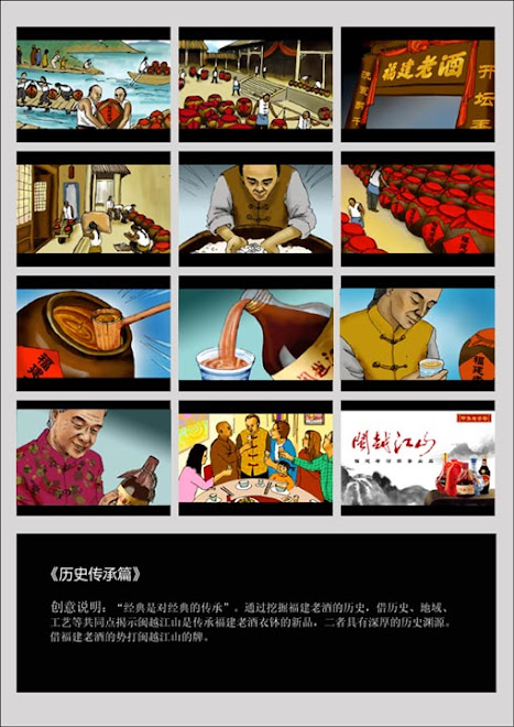 story board for advertising company