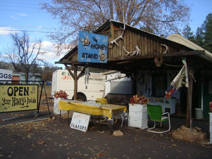 Prairie Blossom Bee Farm The Honey Stand in Pine, Arizona