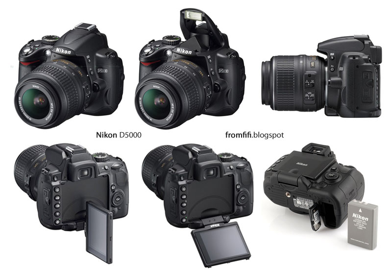 nikon d5000. 500D menjadi Nikon D5000.