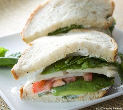 California Avocado Cheese Sourdough Sandwich. VGN. - Vegan Recipe