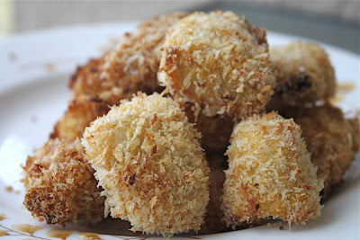 crispy chicken bites on a plate