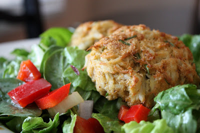 garlicky crab cakes