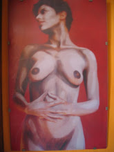 Serie "Desnudo y Color". "Desnudo en rojo".