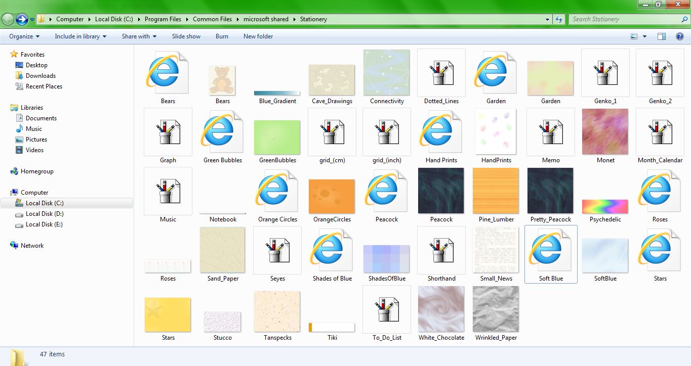 How to create your own email background stationery in Microsoft Outlook