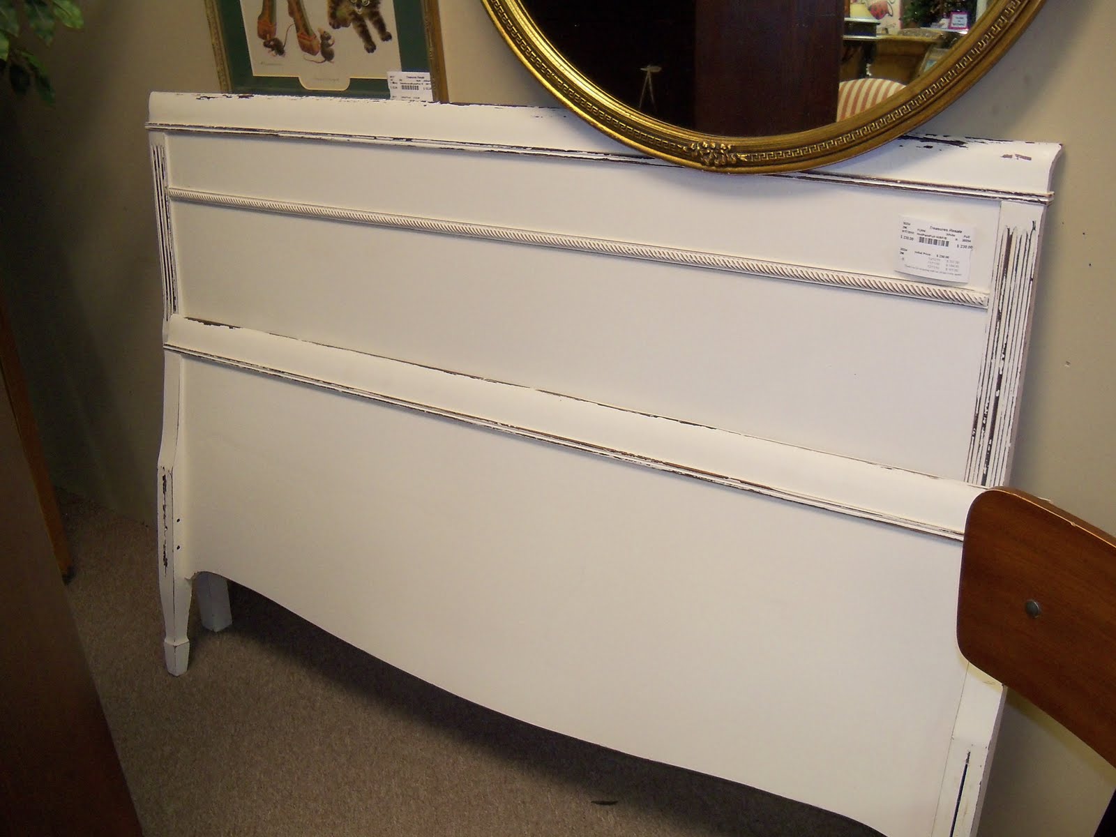 Jennifer's Furniture Painting Another Antique Headboard/Footboard