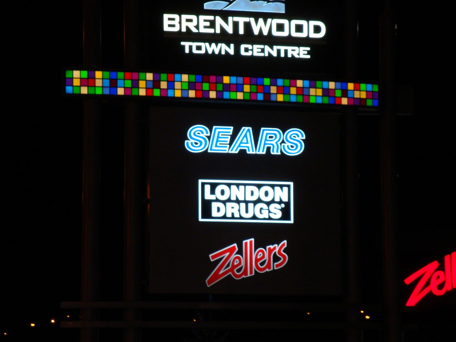 Brentwood Station Zellers location at Brentwood potentially to be sold