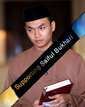 Supporting Saiful Bukhari