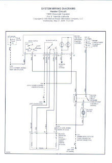 HEATER CIRCUIT CAVALIER 99