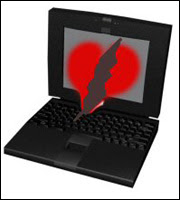 Virus cinta,virus komputer yanag berbahaya masuk lewat email