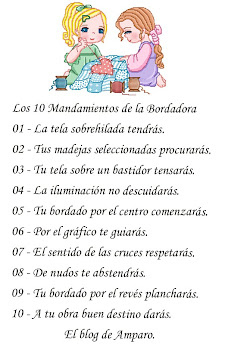 Mandamientos de la Bordadora