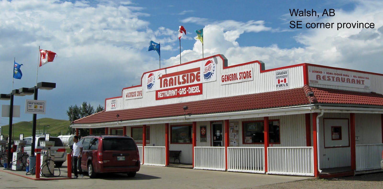 Coffee Spots Across Canada Walsh, south eastern Alberta, along Hwy.3
