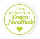 I am featured on Design:Handmade {Designer Profile}