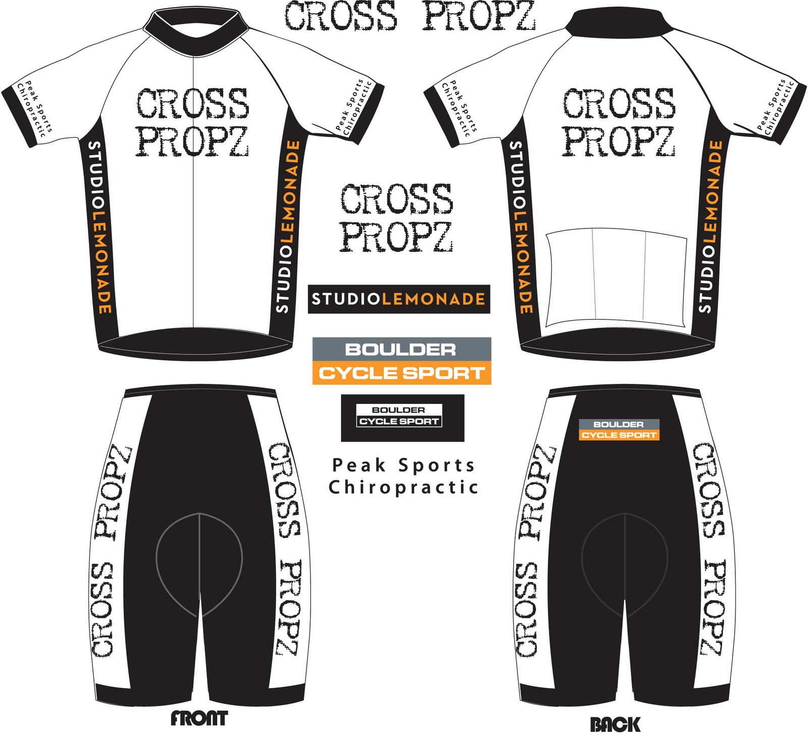 studioLEMONADE CROSS PROPZ cycling Kit Study