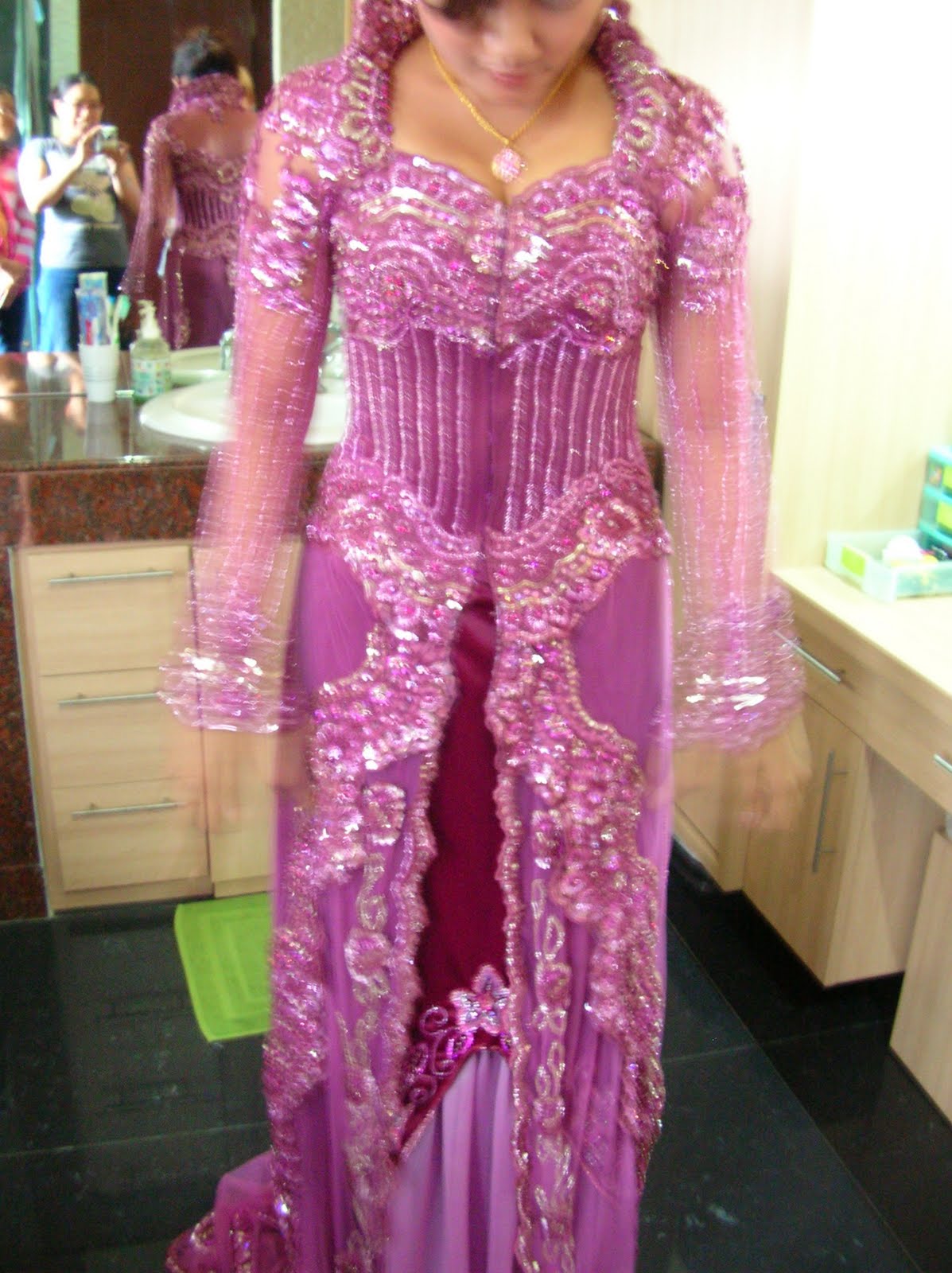 Payet Gaun Pesta Desain Baju Pesta Kebaya  Modern  dan 