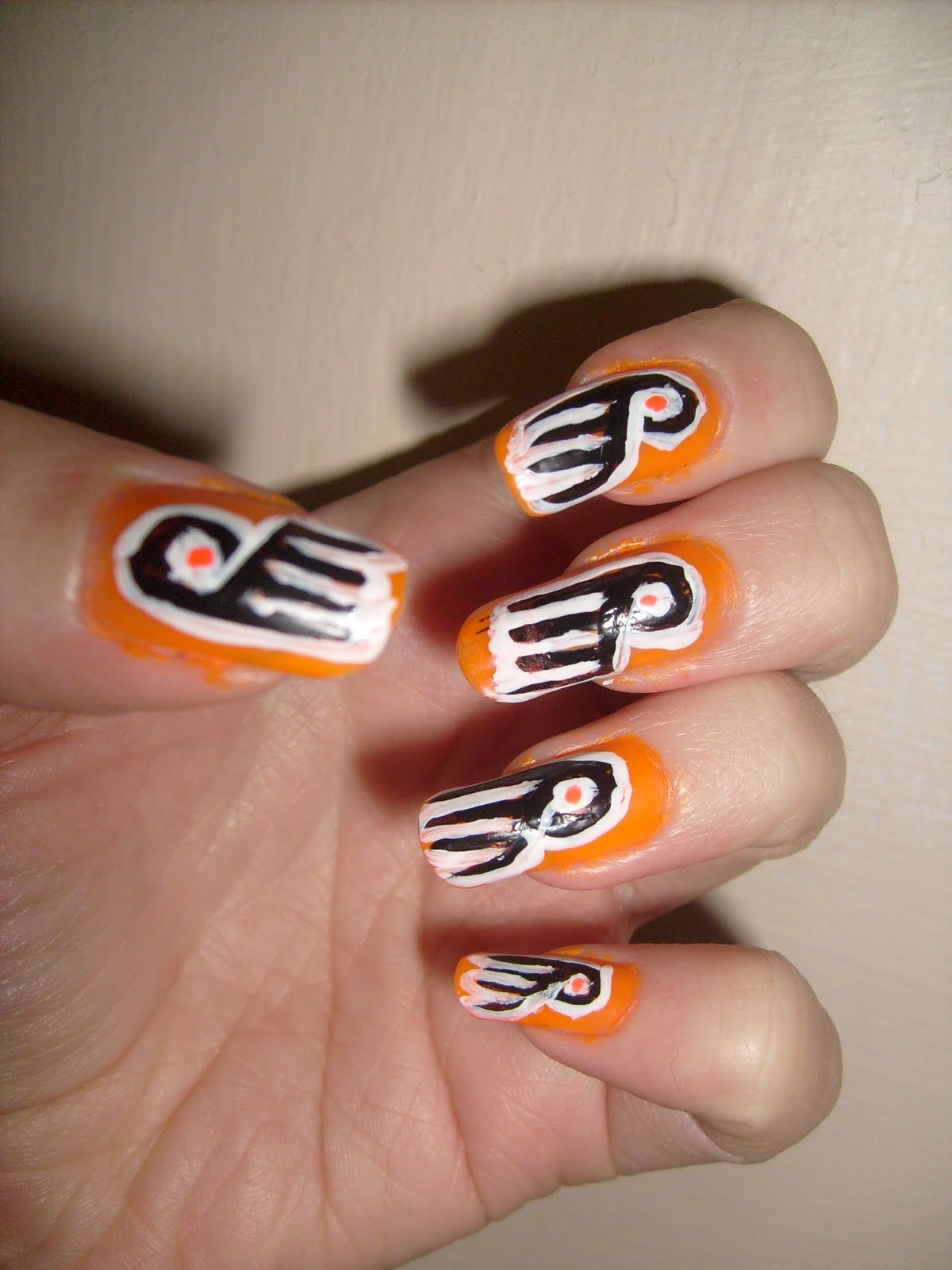 Streams of Whiskey and Nail Polish Philadelphia Flyers