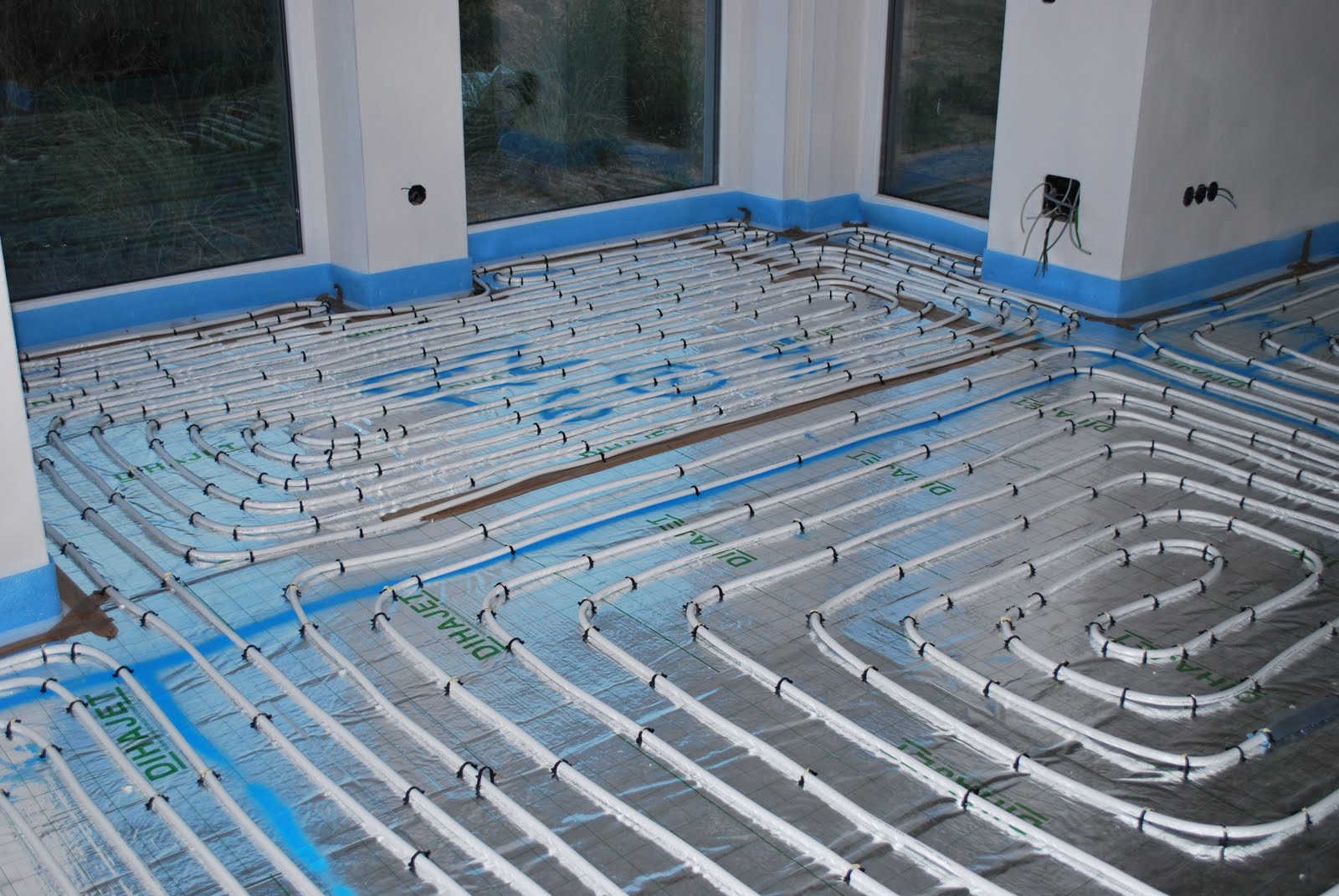 Diary Hausbau: Fußbodenheizung