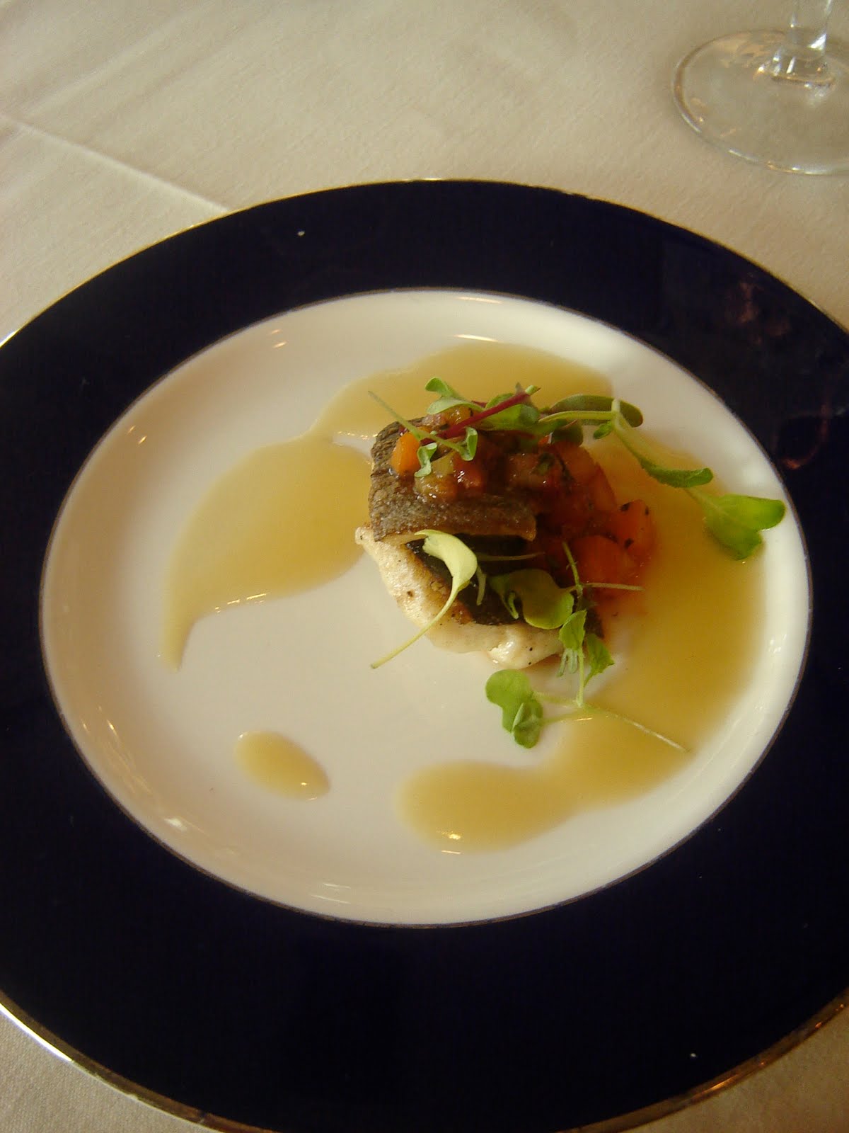 second course Summer Wine Dinner