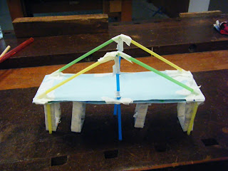 design is everywhere.: Straw bridge structure